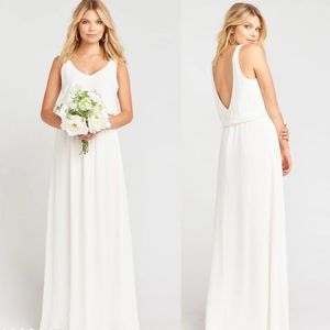 Show Me Your Mumu Kendall Maxi Wedding Dress - S